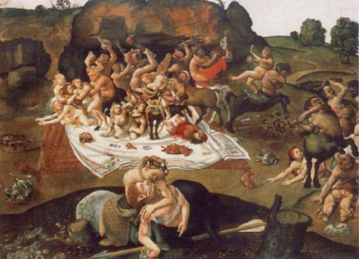 Piero di Cosimo the battle between Lapithen and Kentauren china oil painting image